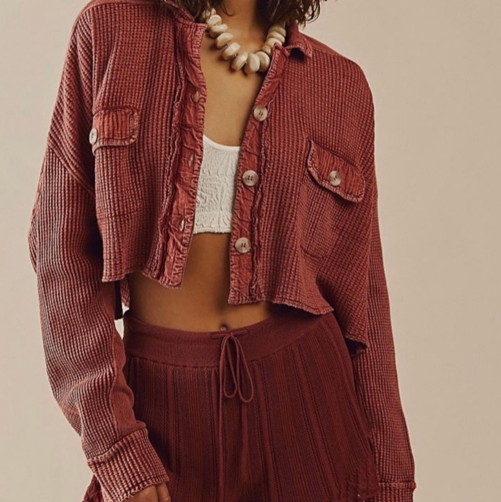 Free People One Scout Cropped Jacket